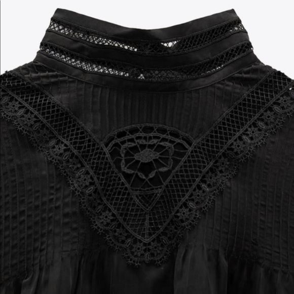 [NWT] Cupro Lace Blouse - Picture 7 of 7